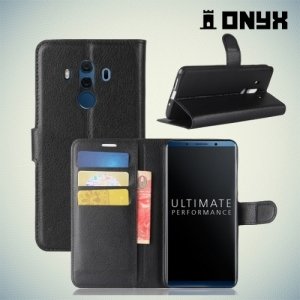 Чехол книжка для Huawei Mate 10 Pro - Черный