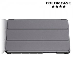 Чехол книжка для Huawei MediaPad M5 Lite 8 - Серый