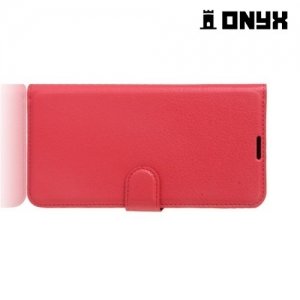 Чехол книжка для Huawei P10 Lite - Красный