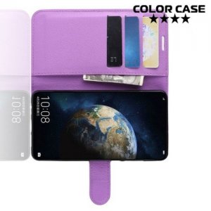 Чехол книжка для Huawei P30 - Фиолетовый