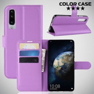 Чехол книжка для Huawei P30 - Фиолетовый