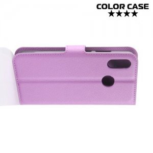 Чехол книжка для Huawei P30 Lite - Фиолетовый