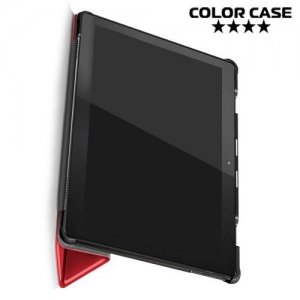 Чехол книжка для Lenovo Tab M10 TB-X605F  - Красный