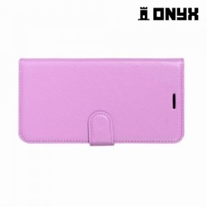 Чехол книжка для LG Q6 M700AN / Q6a M700 - Фиолетовый