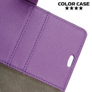 Чехол книжка для LG X Power K220DS - Фиолетовый
