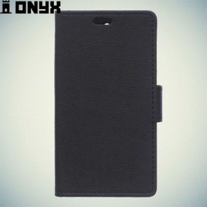 Чехол книжка для Meizu m3 mini - Черный
