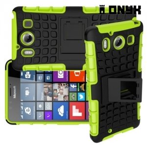 Противоударный защитный чехол для Microsoft Lumia 950 - Зеленый