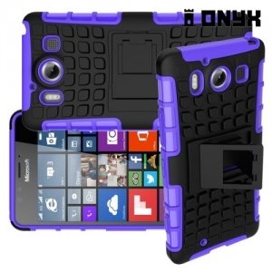 Противоударный защитный чехол для Microsoft Lumia 950 - Фиолетовый