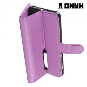 Чехол книжка для Nokia 6.1 - Фиолетовый