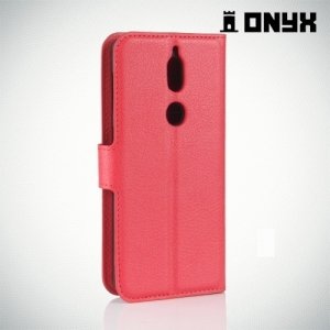 Чехол книжка для Nokia 7 - Красный