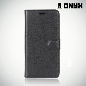 Чехол книжка для Nokia 7 - Черный