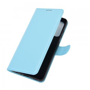 Чехол книжка для Samsung Galaxy A52 отделения для карт и подставка Синий
