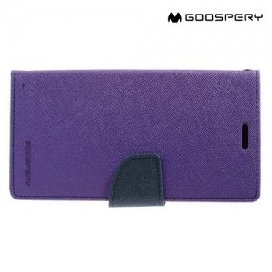 Чехол книжка для Samsung Galaxy S7 Edge Mercury Goospery - Фиолетовый