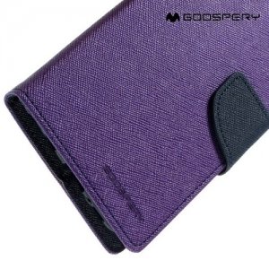 Чехол книжка для Samsung Galaxy S7 Edge Mercury Goospery - Фиолетовый
