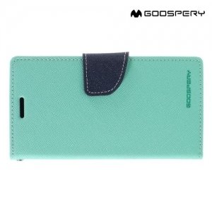 Чехол книжка для Samsung Galaxy S7 Mercury Goospery - Голубой