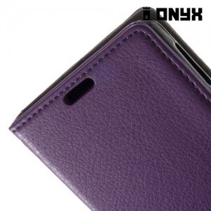 Чехол книжка для Sony Xperia E5 F3311 - Фиолетовый