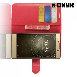 Чехол книжка для Sony Xperia L2 - Красный