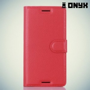 Чехол книжка для Sony Xperia X Performance - Красный