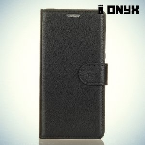 Чехол книжка для Sony Xperia XZ1 - Черный