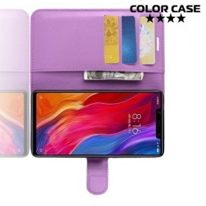 Чехол книжка для Xiaomi Mi 8 SE - Фиолетовый