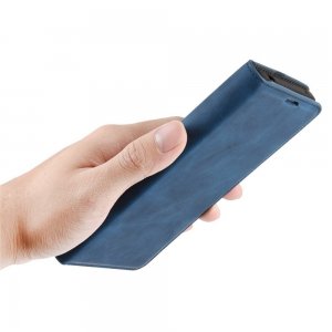 Чехол книжка для Xiaomi Poco X3 NFC с магнитом и отделением для карты - Синий