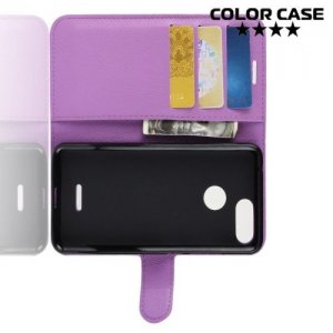 Чехол книжка для Xiaomi Redmi 6 - Фиолетовый