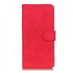 Чехол книжка для Xiaomi Redmi 9A с магнитом и отделением для карты - Красный