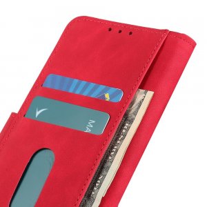 Чехол книжка для Xiaomi Redmi 9A с магнитом и отделением для карты - Красный