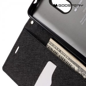 Чехол книжка для Xiaomi Redmi Note 4 / Note 4X Mercury Goospery - Черный