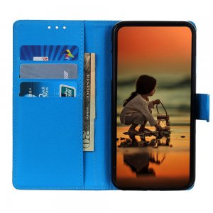 Чехол книжка кошелек с отделениями для карт и подставкой для Nokia 2.3 - Синий
