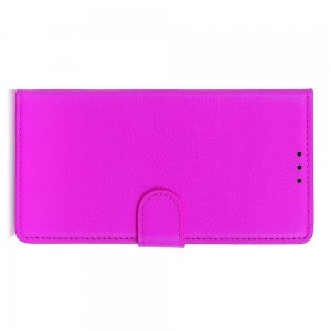 Чехол книжка кошелек с отделениями для карт и подставкой для OPPO Realme XT - Светло-Розовый