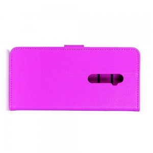 Чехол книжка кошелек с отделениями для карт и подставкой для OPPO Reno 2 - Светло-Розовый