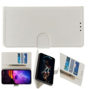 Чехол книжка кошелек с отделениями для карт и подставкой для Samsung Galaxy S20 Ultra - Белый