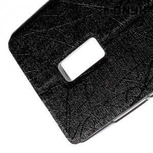 Чехол книжка с умным окном для OnePlus 2 - Черный