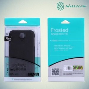 Чехол накладка Nillkin Super Frosted Shield для Asus Zenfone 2 Laser ZE500KG ZE500KL - Золотой 