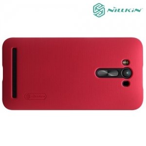 Чехол накладка Nillkin Super Frosted Shield для Asus Zenfone 2 Laser ZE550KL - Красный