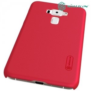 Чехол накладка Nillkin Super Frosted Shield для Asus Zenfone 3 ZE520KL - Красный
