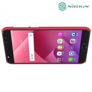 Чехол накладка Nillkin Super Frosted Shield для Asus Zenfone 4 Selfie Pro ZD552KL - Красный
