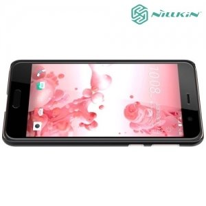 Чехол накладка Nillkin Super Frosted Shield для HTC U Play - Черный