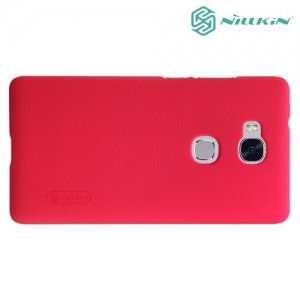 Чехол накладка Nillkin Super Frosted Shield для Huawei Honor 5X - Красный