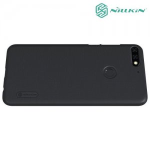 Чехол накладка Nillkin Super Frosted Shield для Huawei Honor 7C - Черный