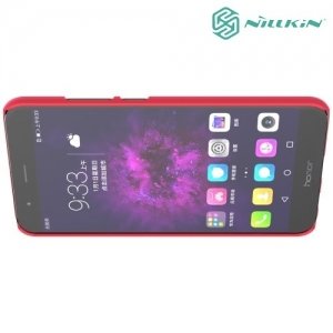Чехол накладка Nillkin Super Frosted Shield для Huawei Honor 8 Pro - Красный
