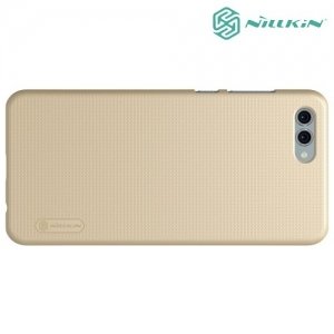 Чехол накладка Nillkin Super Frosted Shield для Huawei Nova 2s - Золотой