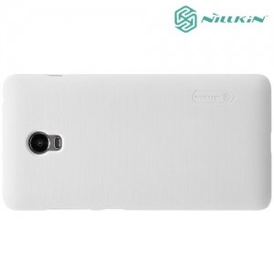 Чехол накладка Nillkin Super Frosted Shield для Lenovo Vibe P1m - Белый