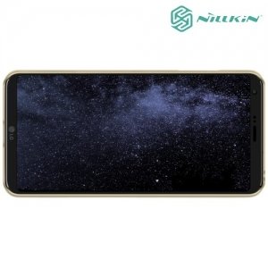 Чехол накладка Nillkin Super Frosted Shield для LG G6 H870DS - Золотой