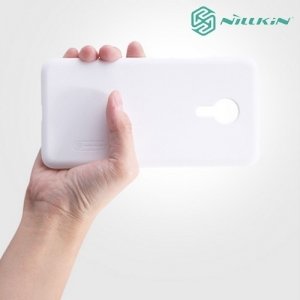 Чехол накладка Nillkin Super Frosted Shield для Meizu M3 Note - Золотой