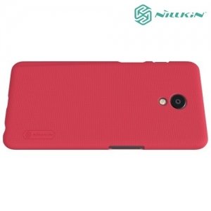 Чехол накладка Nillkin Super Frosted Shield для Meizu M6s - Красный