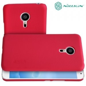 Чехол накладка Nillkin Super Frosted Shield для Meizu PRO 5 - Красный