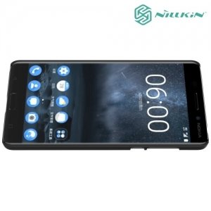 Чехол накладка Nillkin Super Frosted Shield для Nokia 6 - Черный
