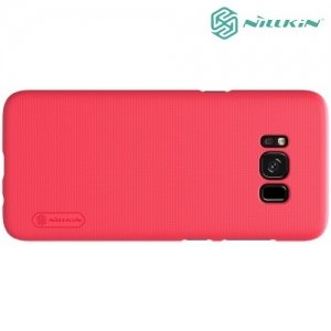 Чехол накладка Nillkin Super Frosted Shield для Samsung Galaxy S8 Plus - Красный